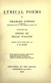 Tapa de Lyrical poems