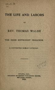 Tapa de The life and labors of Rev. Thomas Walsh