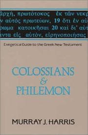 Tapa de Colossians & Philemon