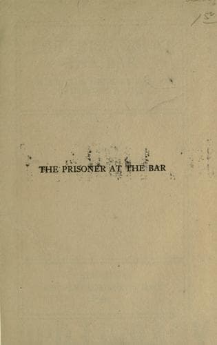 Tapa de The prisoner at the bar