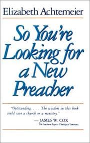 Tapa de So you're looking for a new preacher