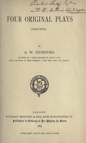 Tapa de Four original plays