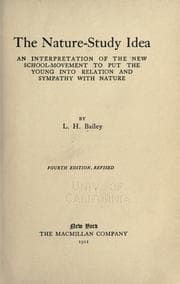 Tapa de The nature-study idea