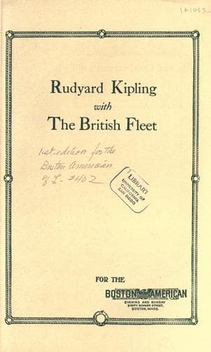Tapa de Rudyard Kipling with the British Fleet