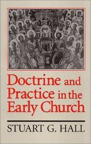 Tapa de Doctrine and practice in the early church