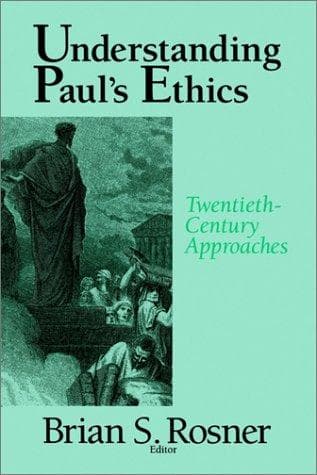 Tapa de Understanding Paul's ethics