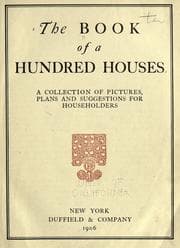 Tapa de The book of a hundred houses