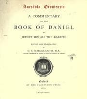 Tapa de A commentary on the book of Daniel