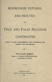 Tapa de Mormonism exposed and refuted