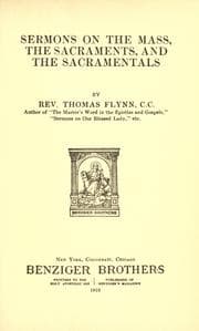 Tapa de Sermons on the Mass, the Sacraments and the Sacramentals