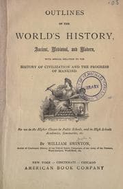 Tapa de Outlines of the world's history, ancient, mediaeval, and modern
