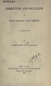 Tapa de Communism and socialism in their history and theory