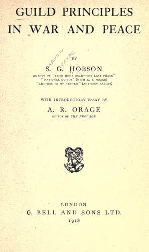 Tapa de Guild principles in war and peace