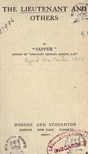 Tapa de The lieutenant and others