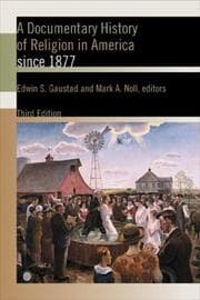 Tapa de Documentary History of Religion in America since 1877