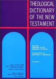 Tapa de Theological dictionary of the New Testament