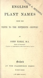 Tapa de English plant names from the tenth to the fifteenth century