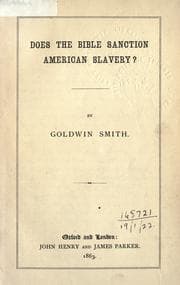 Tapa de Does the Bible sanction American slavery?