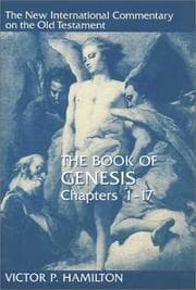 Tapa de The Book of Genesis (New International Commentary on the Old Testament Series) 1-17