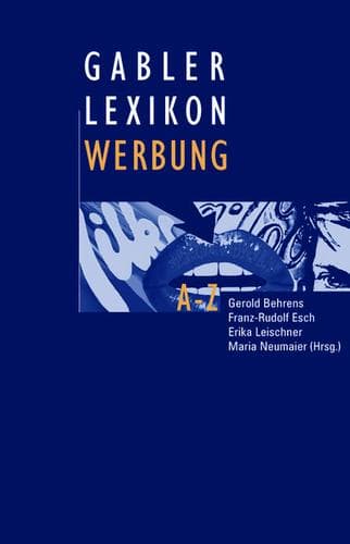Tapa de Gabler Lexikon Werbung