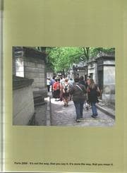 Tapa de Paris 2006.It's not the way,that you say it.It's more the way,that you mean it