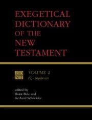 Tapa de Exegetical Dictionary of the New Testament, Vol. 2
