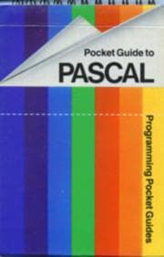 Tapa de Pocket Guide to Pascal (Pitman Programming Pocket Guides)