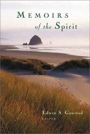 Tapa de Memoirs of the Spirit