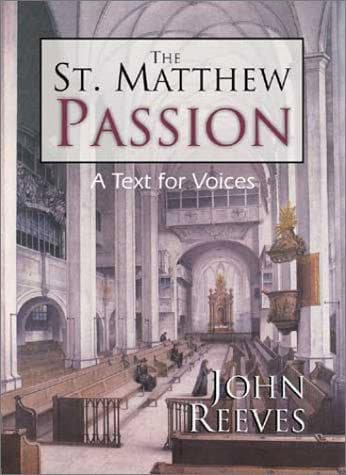Tapa de The St. Matthew Passion
