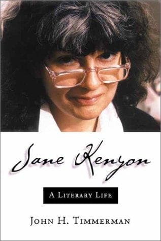 Tapa de Jane Kenyon