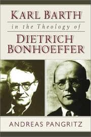 Tapa de Karl Barth in the Theology of Dietrich Bonhoeffer