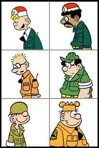 Tapa de Beetle Bailey and Sarge