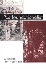 Tapa de Essays in postfoundationalist theology