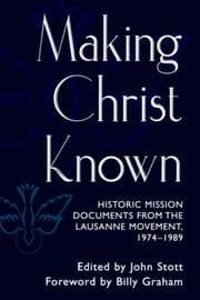 Tapa de Making Christ known