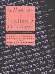 Tapa de The Masorah of Biblia Hebraica Stuttgartensia