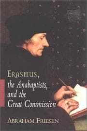 Tapa de Erasmus, the Anabaptists, and the Great Commission