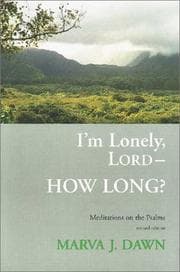 Tapa de I'm lonely, Lord-- how long?