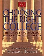Tapa de Choosing the Right College