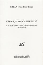 Tapa de Ich bin, also schreibe ich?