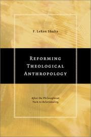 Tapa de Reforming theological anthropology