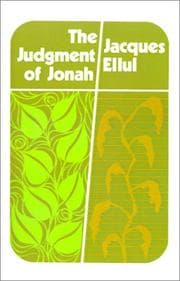 Tapa de The judgment of Jonah