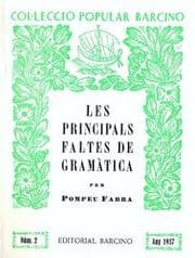 Tapa de Les principals faltes de gramàtica