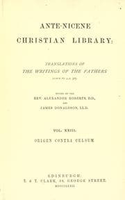 Tapa de Ante-Nicene Christian library, Vol. II