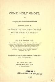 Tapa de Come Holy Ghost