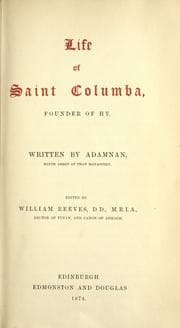 Tapa de Life of Saint Columba, founder of Hy
