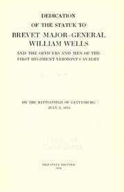 Tapa de Dedication of the statue to Brevet Major-General William Wells