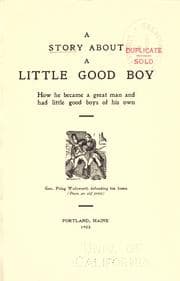 Tapa de A story about a little good boy