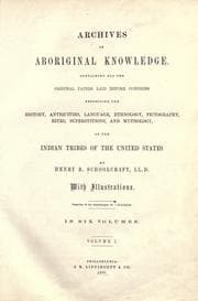 Tapa de Archives of aboriginal knowledge