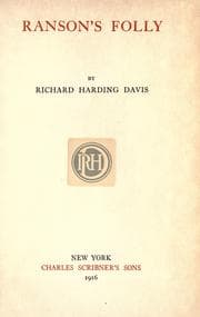Tapa de The novels and stories of Richard Harding Davis ..