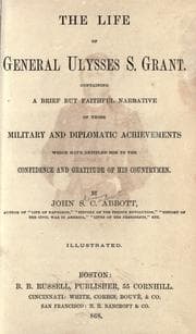 Tapa de The life of General Ulysses S. Grant